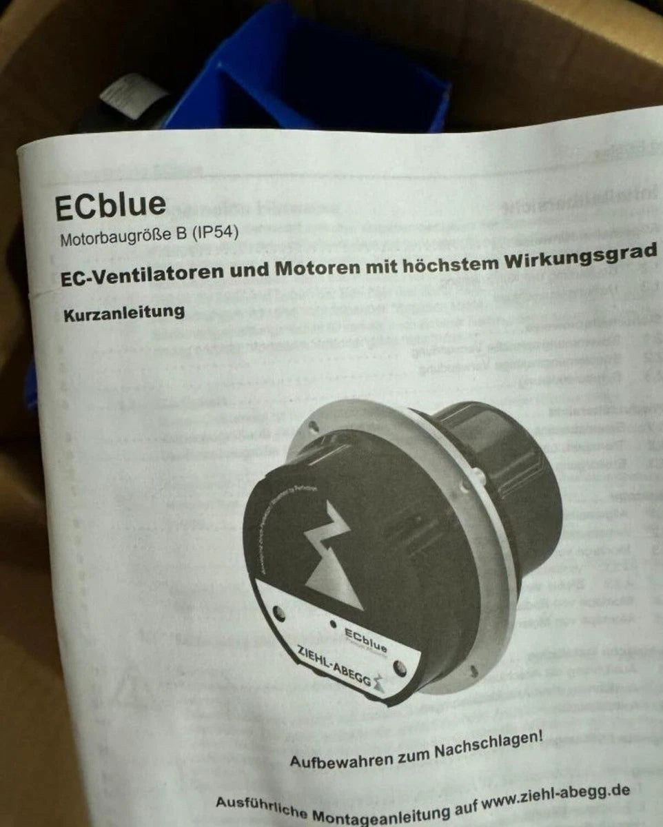 Ziehl-Abegg RH35V-6IK.BD.VR 200-277VAC 1680RPM Centrifugal Fan 2500 CFM|167270756618