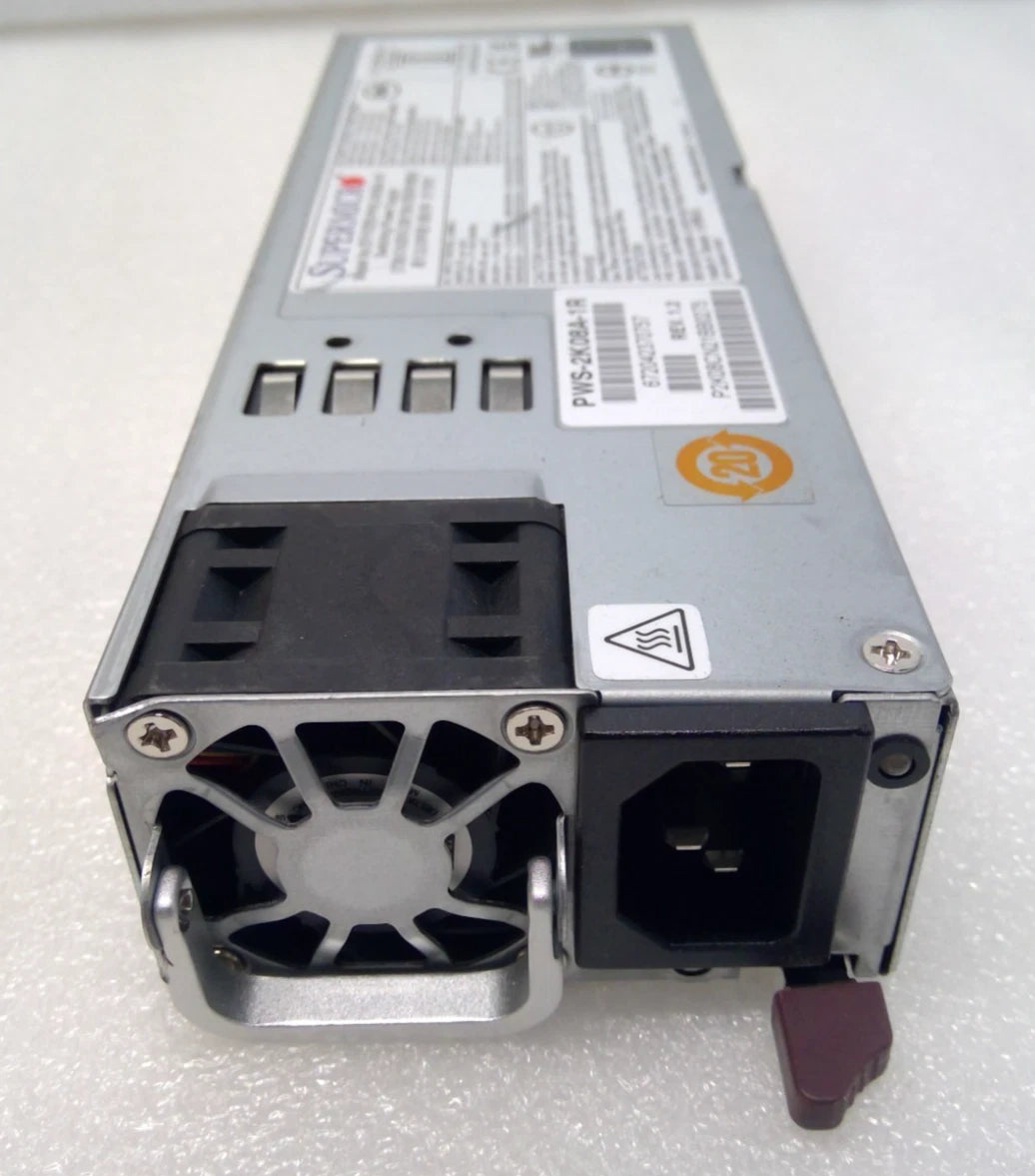 Supermicro 2000W 80+ 1U Titanium Redundant Power Supply PWS-2K08A-1R|326831793545