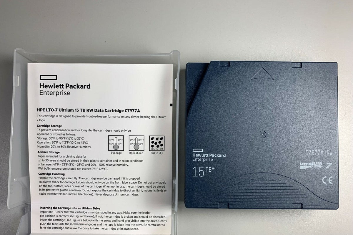 HP / HPE LTO7 Tape C7977A (20 PACK) Ultrium Backup Tape Cartridge 6TB/15TB- NEW |154469012594