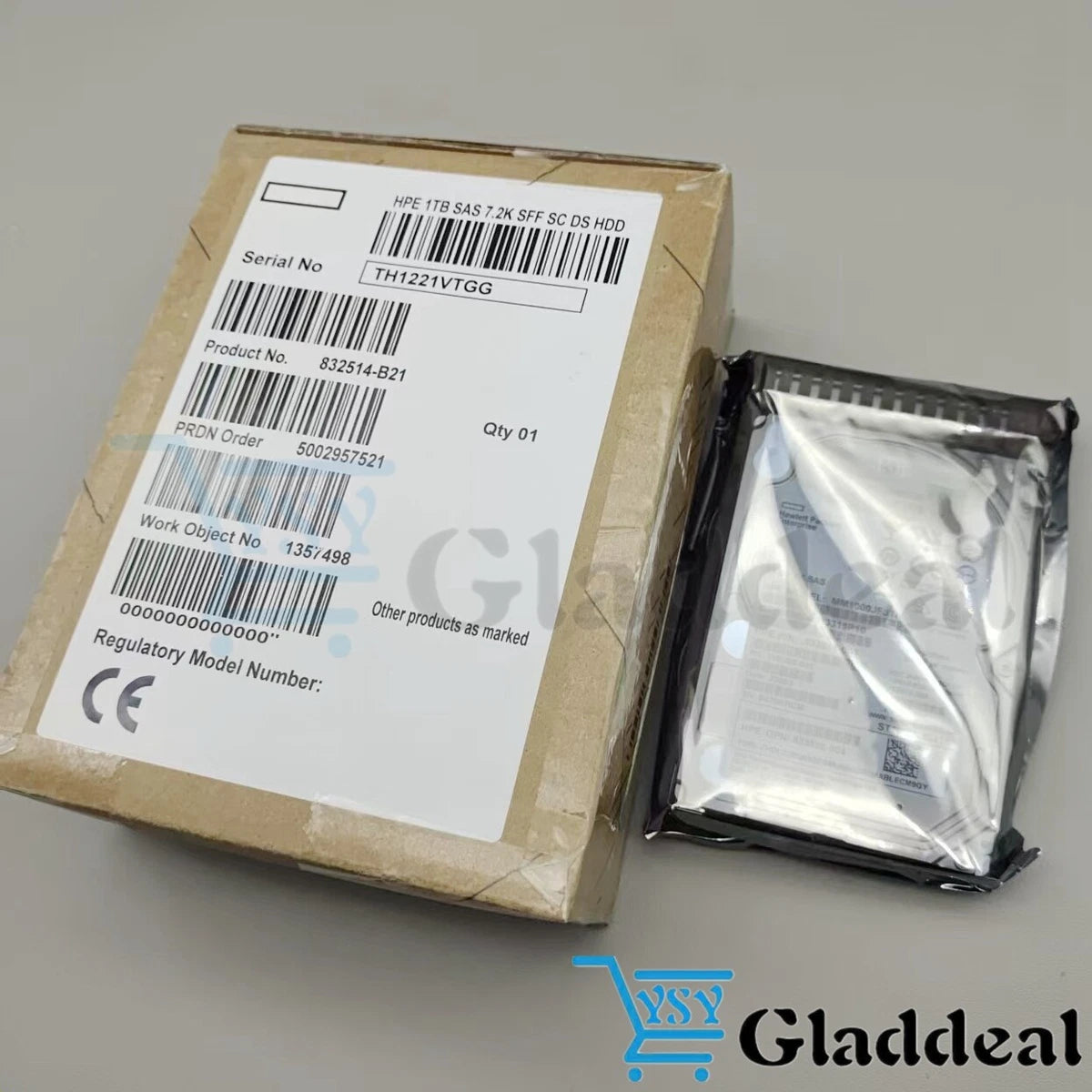 HPE 832984-001 832514-B21 1TB 7.2K 12G SFF 2.5" SAS SC HARD DRIVE G9 G8 HDD