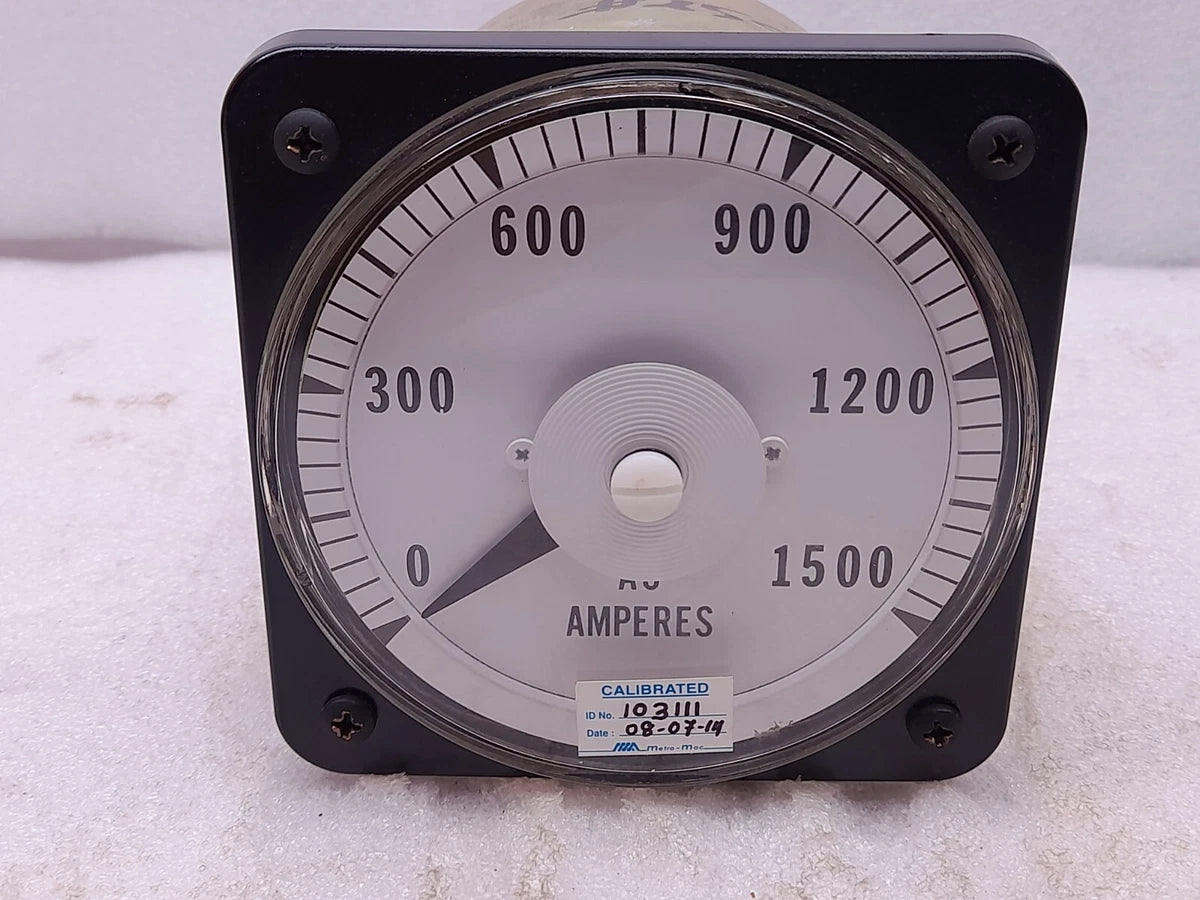 Yokogawa General Electric 103111FAFA7WNU DB40 Ammeter 0-1 MADC 0-1500AC Amperes|305325155249