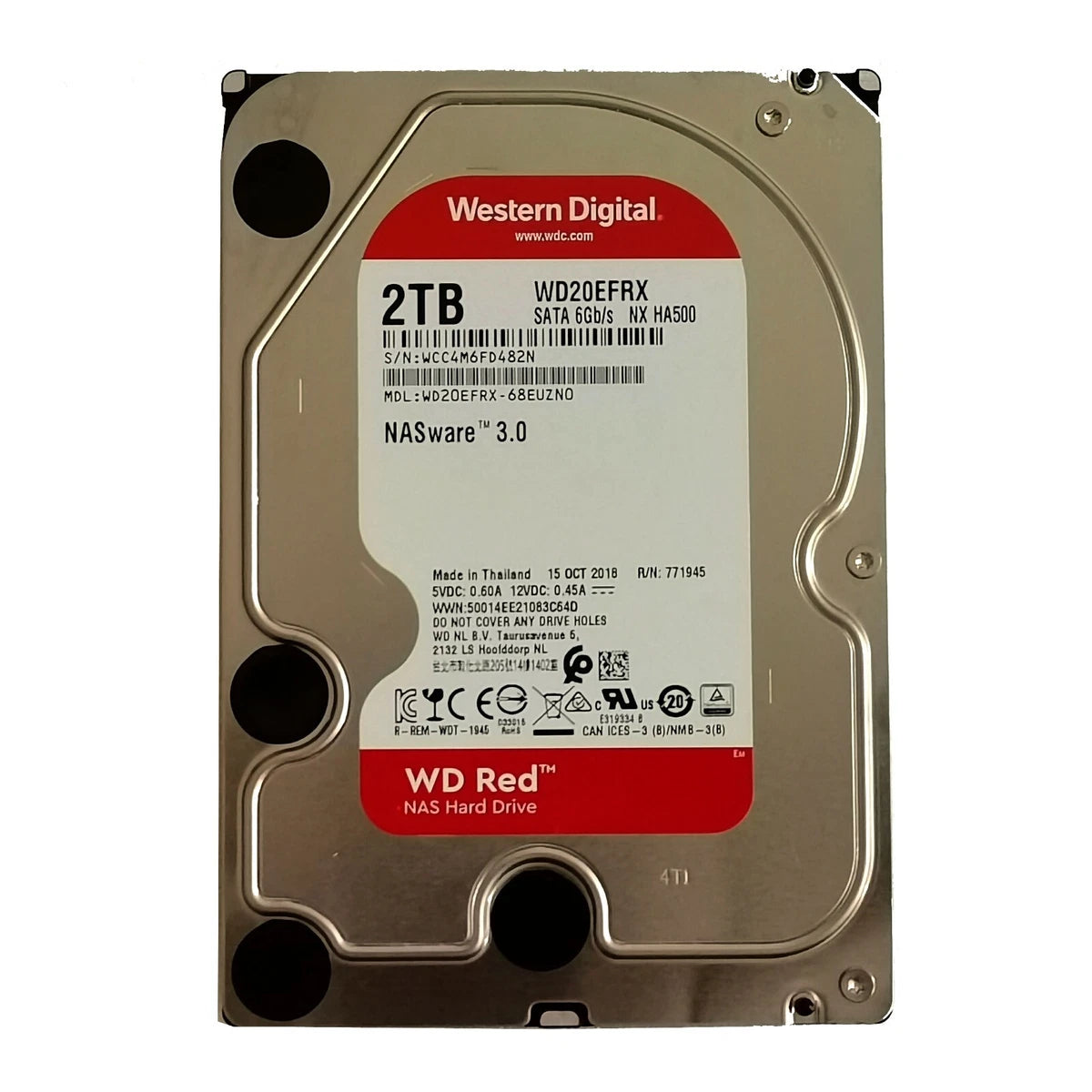 WD Red Plus 2TB Internal Enterprise Drive 5400RPM SATA 3.5" 64MB Cache WD20EFRX