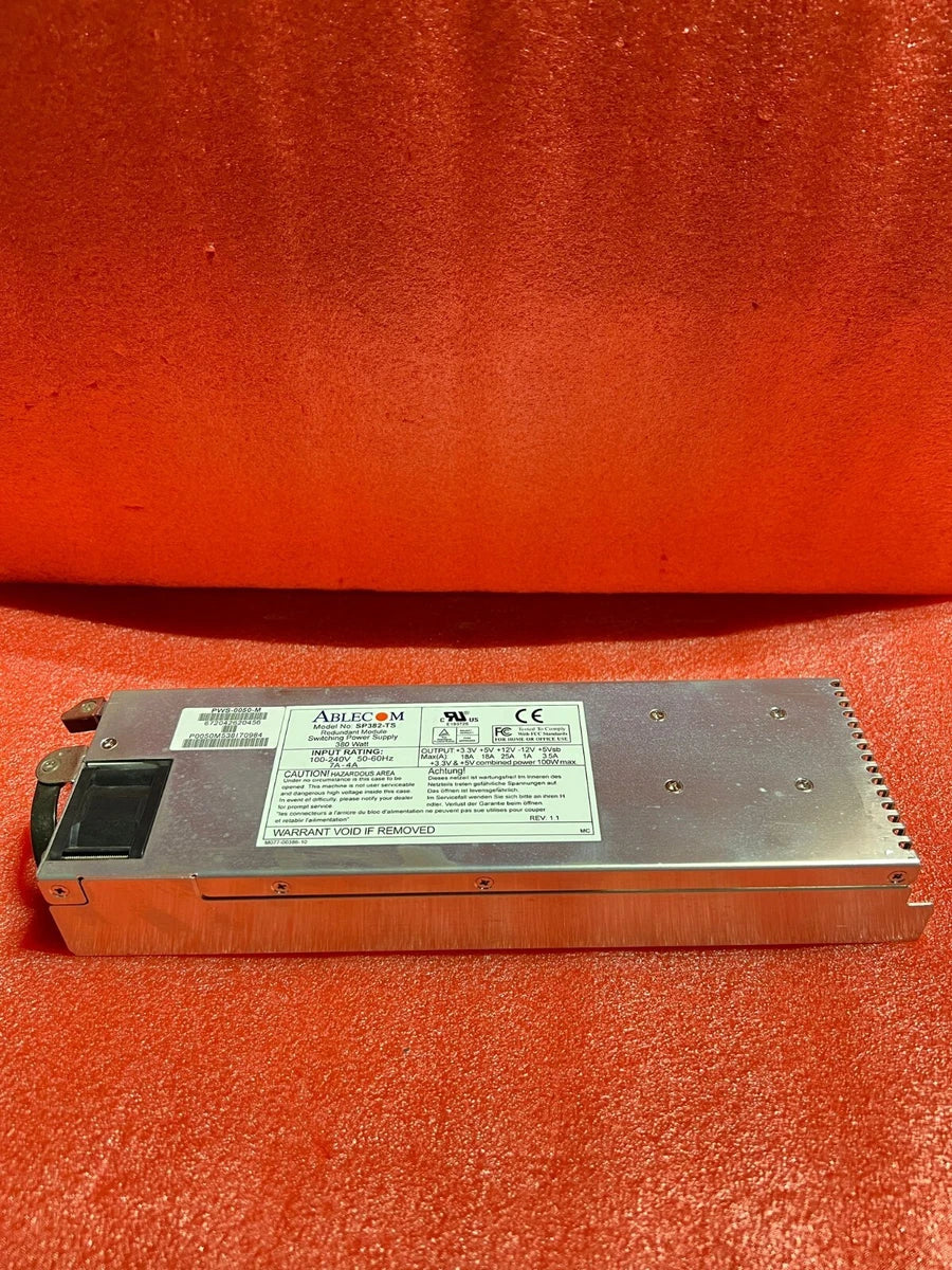 SuperMicro PWS-0050-M / Ablecom SP382-TS 380W Redundant Hot Swap Power Supply|405445795315