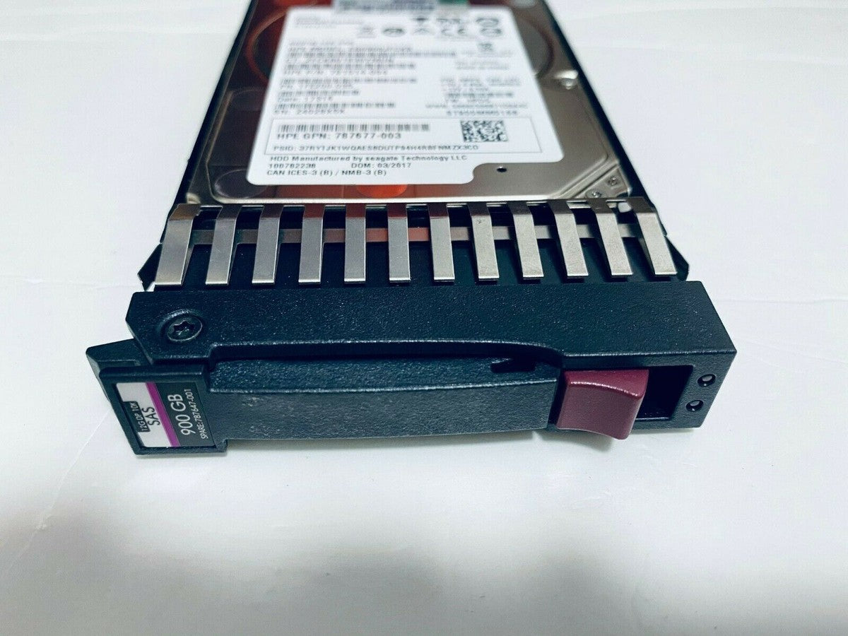 HP 787647-001 J9F47A  900GB SAS 10K 2.5in 12Gbps MSA SFF ENT HDD Hard Drive|316579683130