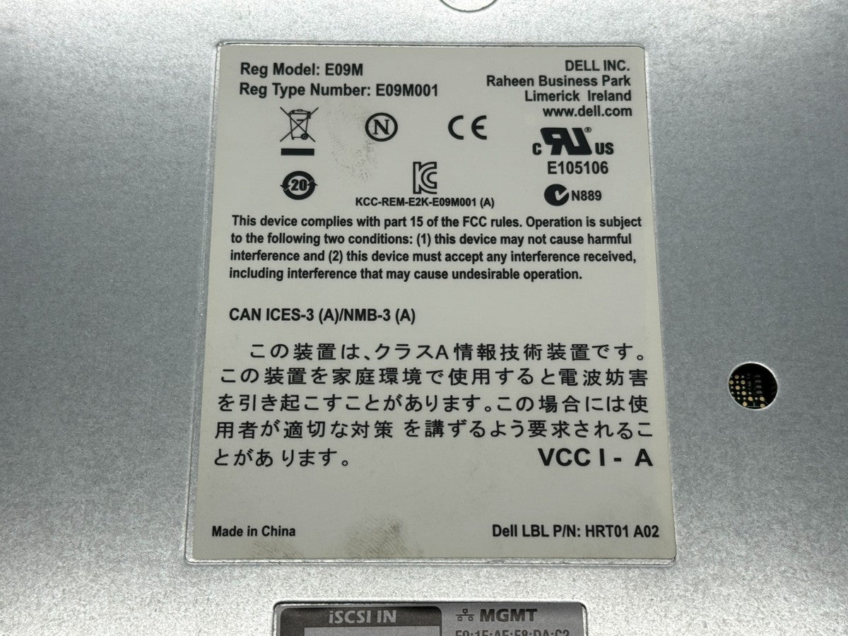 Lot 2 Dell Equallogic E09M E09M001 42J59 Type 11 Controller Module|167668324330