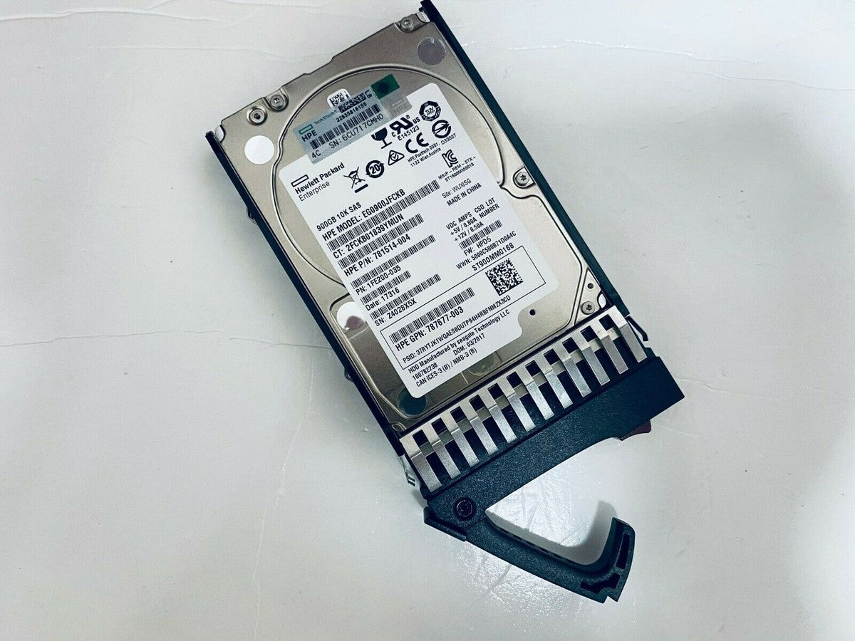 HP J9F47A 787647-001 900GB SAS 10K 2.5in 12Gbps MSA SFF ENT HDD Hard Drive|357886903480