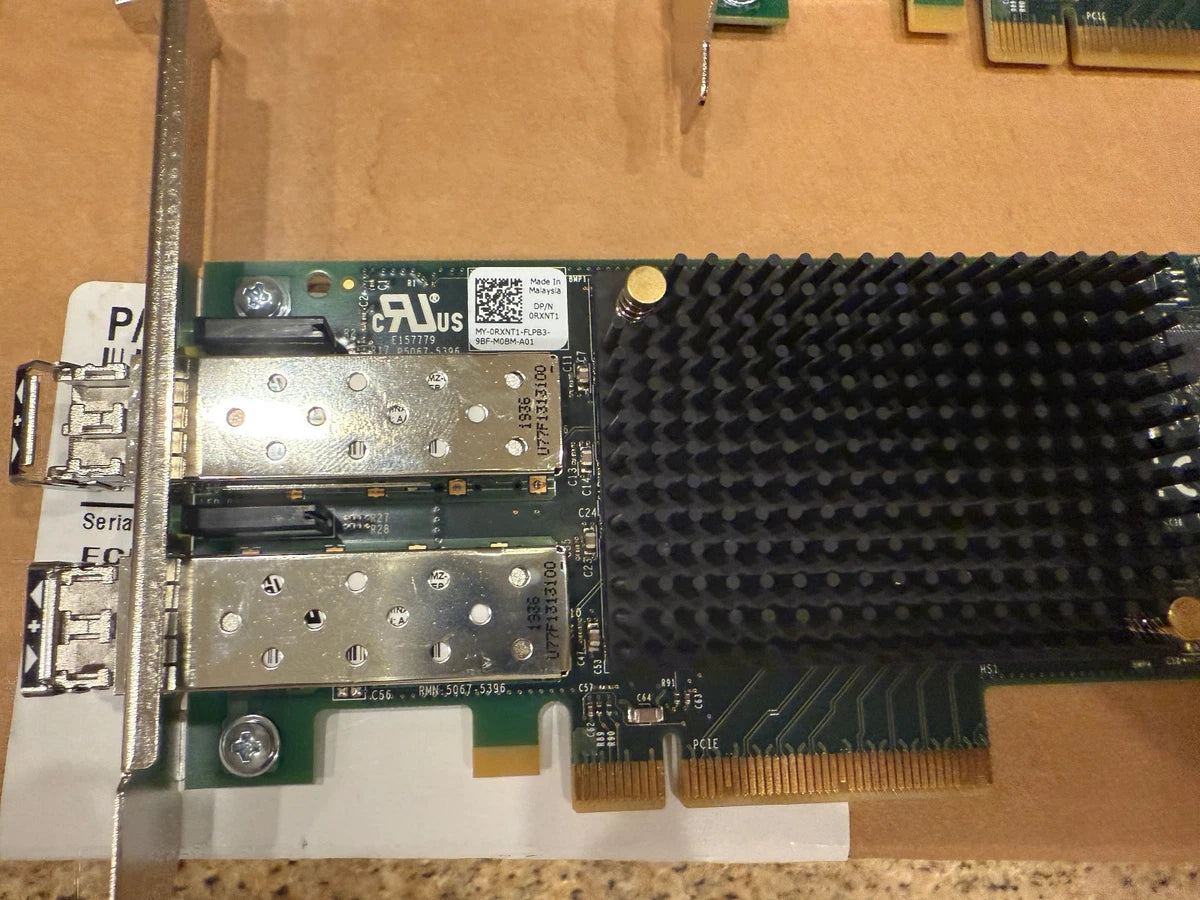 Dell Emulex LPE31002 Dual Port 16G Fibre Channel Card RXNT1 VGJ12 w/SFPs