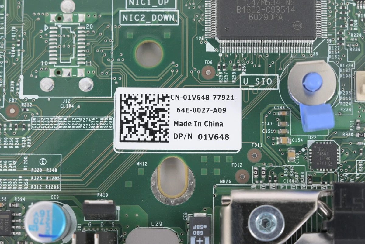 Genuine Dell PowerEdge R410 128GB Server Motherboard System Board LGA1366 1V648|195439988141