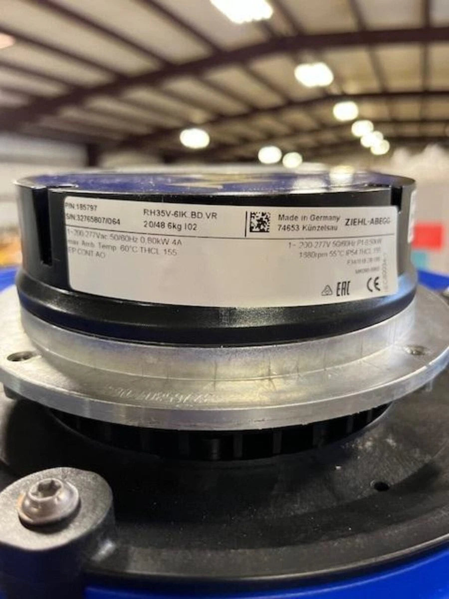 4 Units Ziehl-Abegg RH35V-6IK.BD.VR EC 110V VAC, Centrifugal Fan, Germany|256629939097