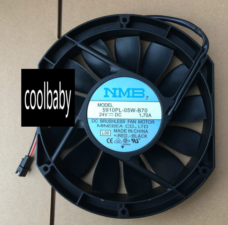 NMB 5910PL-05W-B70 fan 17*15cm 24V 1.70A for ABB
