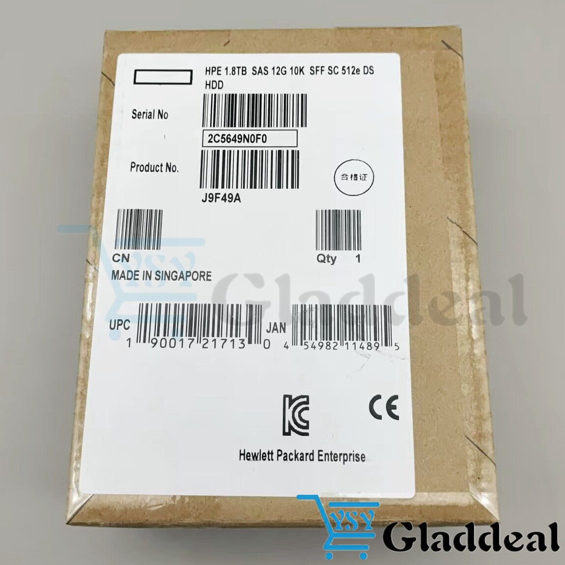 New J9F49A 787649-001 HPE MSA 1.8TB 2.5" SAS 10K 12G SFF BC HDD Hard Drive|176800016840