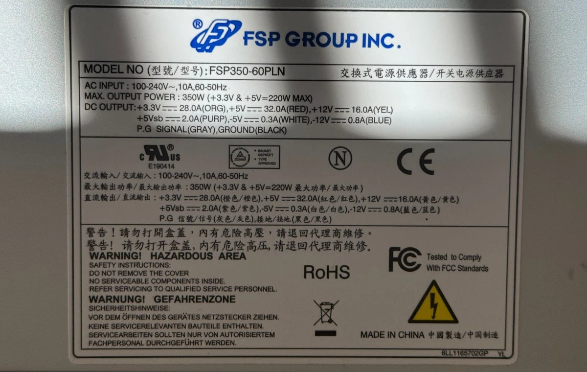 USED FSP FSP350-60PLN Power Supply|187694306895