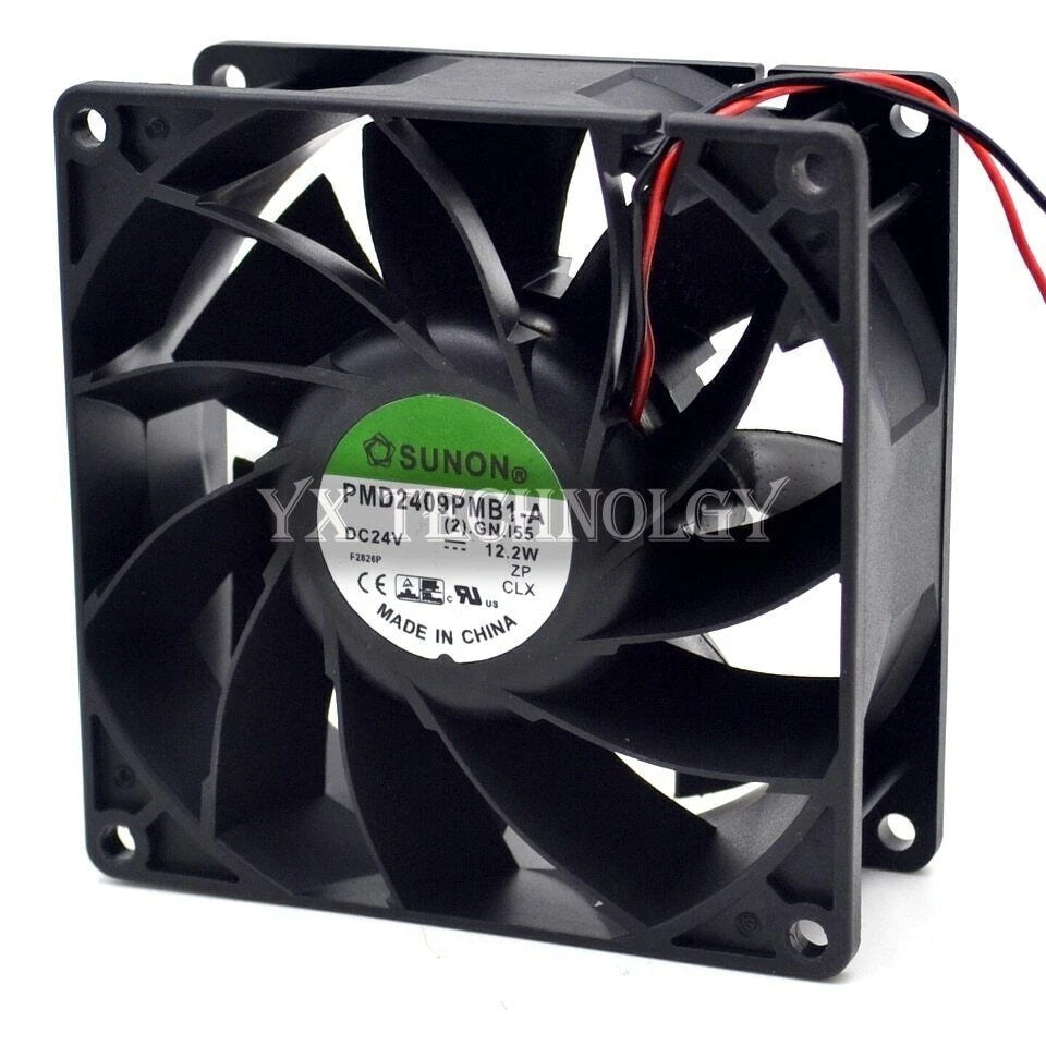 For 24V PMD2409PMB1-A 2pin 12.2W 92mm with axial fans Inverter cooling fan|135329459914
