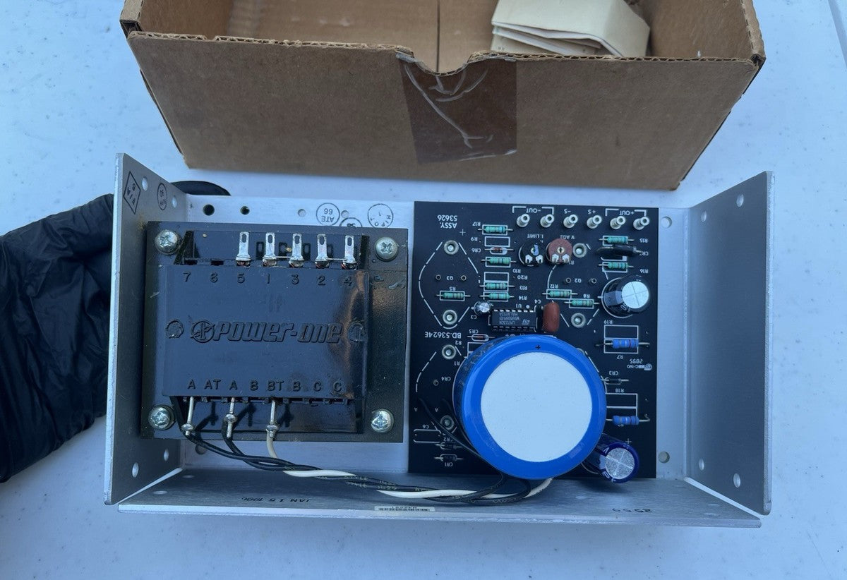 Power-One HD15-6-A Linear DC Power Supply 15V 6A Chassis Mount New Open Box