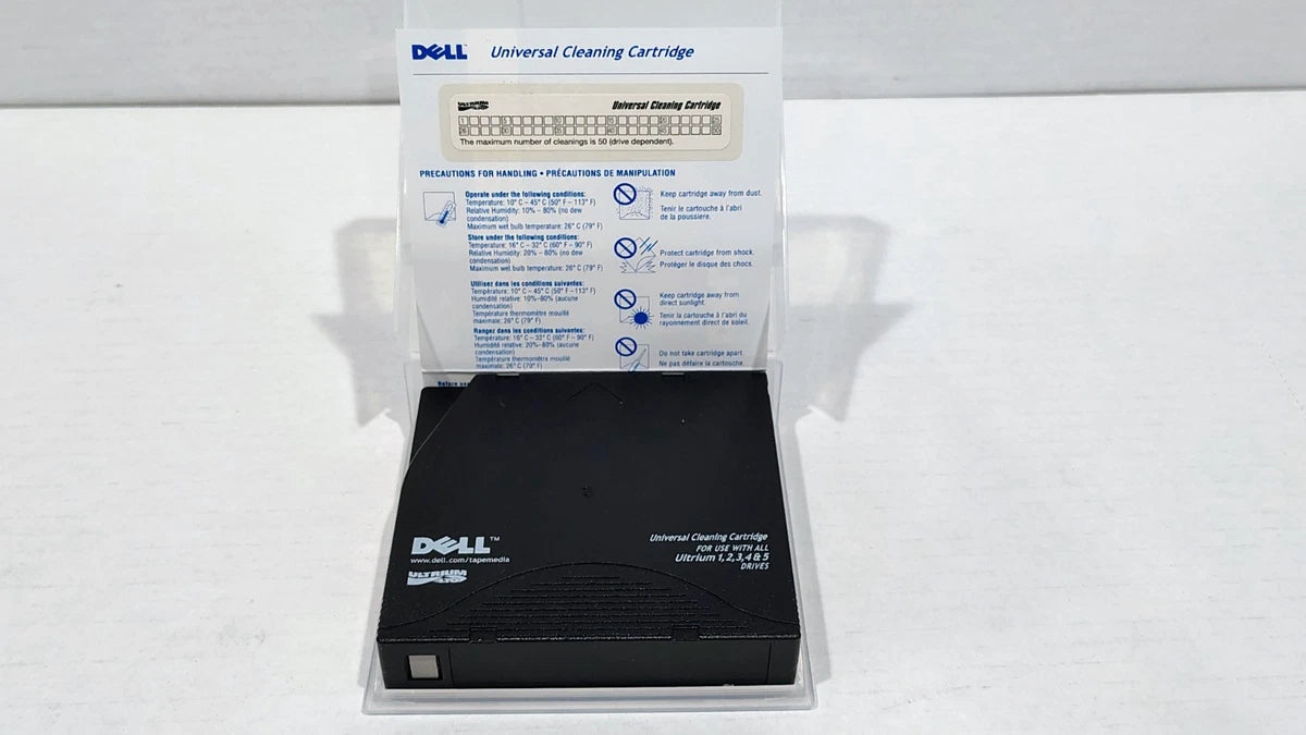 Dell LTO 01X024 Ultrium Universal Cleaning Cartridge For Ultrium 1-5 Lot Of 2|227171308996