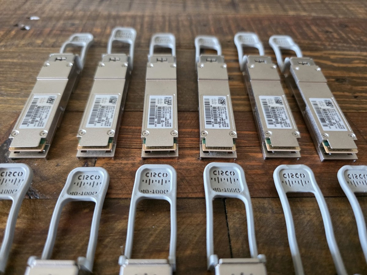 Cisco QSFP-40/100-SRBD Transceiver Module Lot of 12