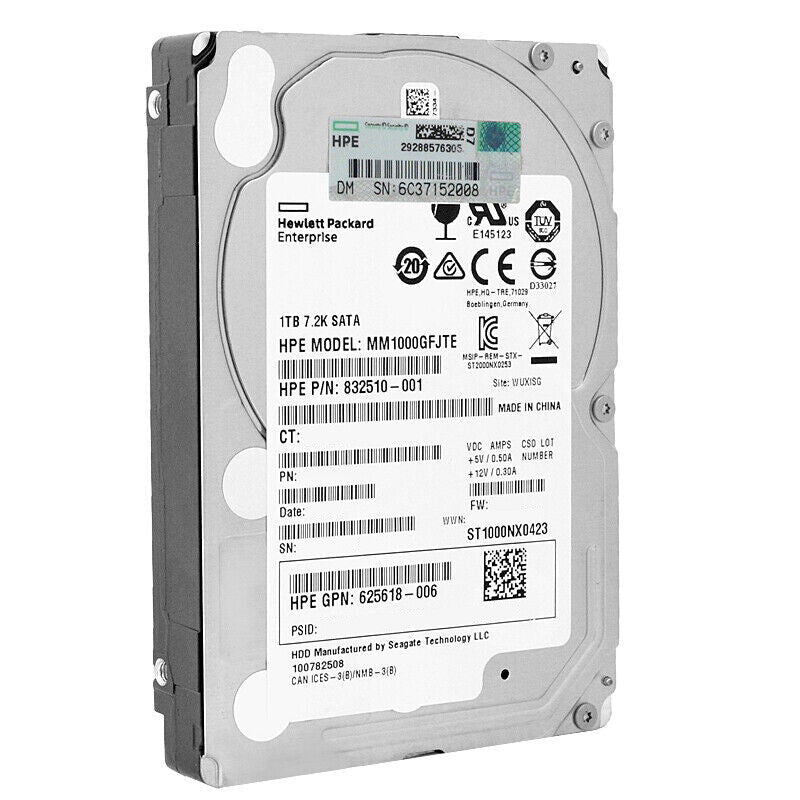 Hard Drive HP MM1000GFJTE 1TB 7200RPM 128MB Cache SATA III 2.5'' 832510-001|389034760056
