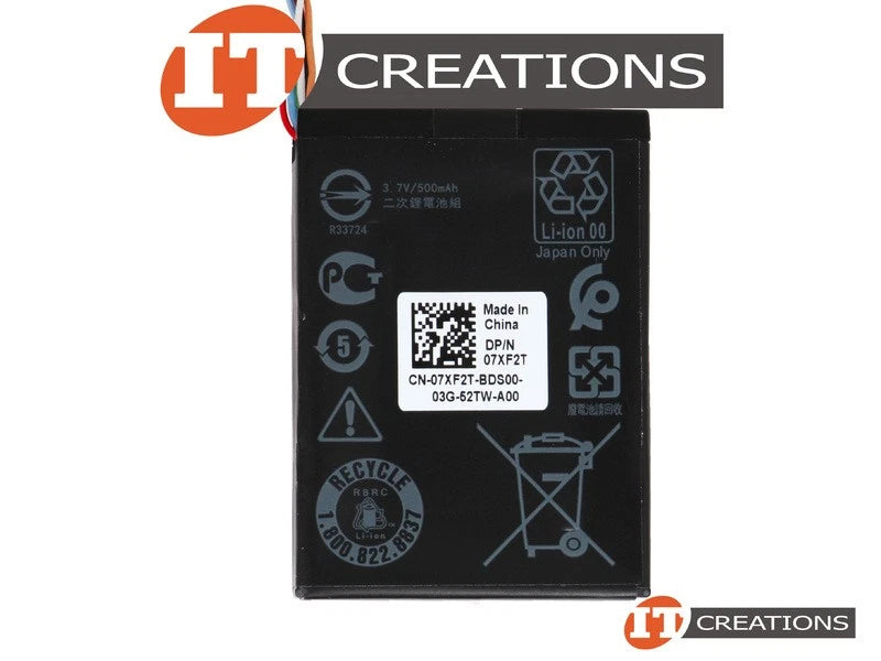 DELL BATTERY 3.7V 500MAH FOR DELL EMC POWEREDGE R 7XF2T|198005340358