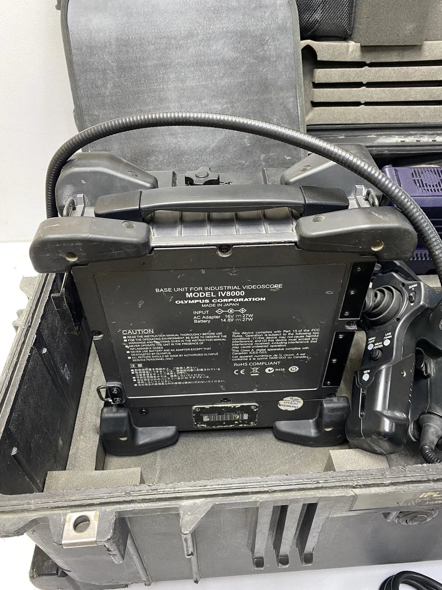 OLYMPUS IPLEX FX industrial videoscope SYSTEM Model IV8635P PAL with Case