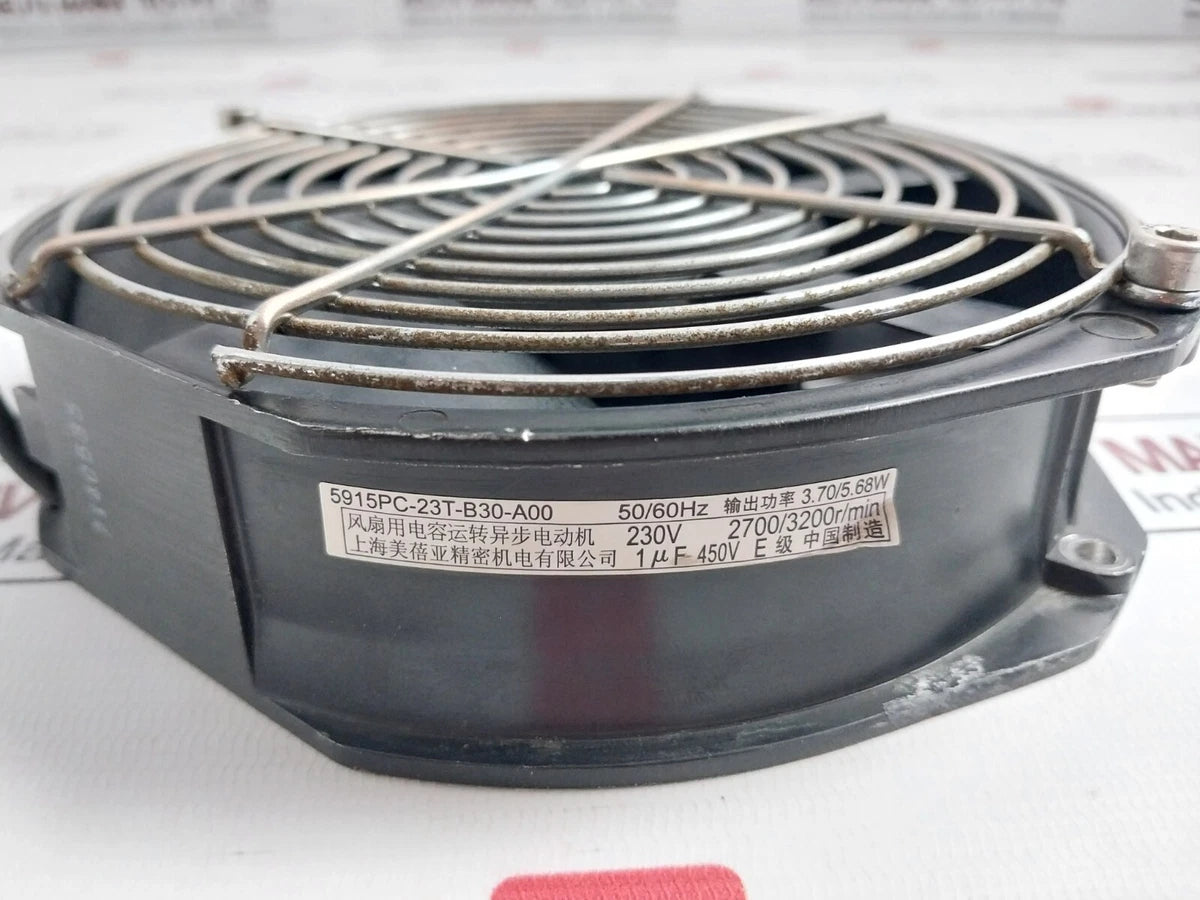NMB 5915PC-23T-B30 AC Axial Fan 230VAC 50/60HZ 3.70/5.68W 230V 2700/3200R/MIN