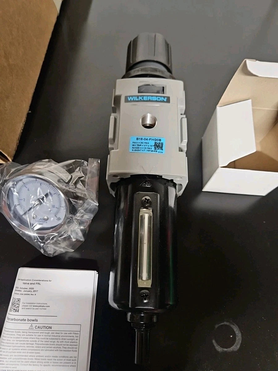 WILKERSON B18-04-FHG0B Filter/Regulator Automatic Drain 807C42