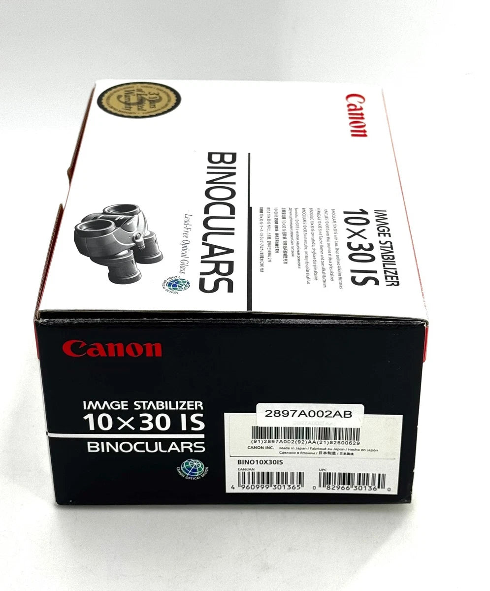 Canon 10x30 IS Binoculars Image Stabilization