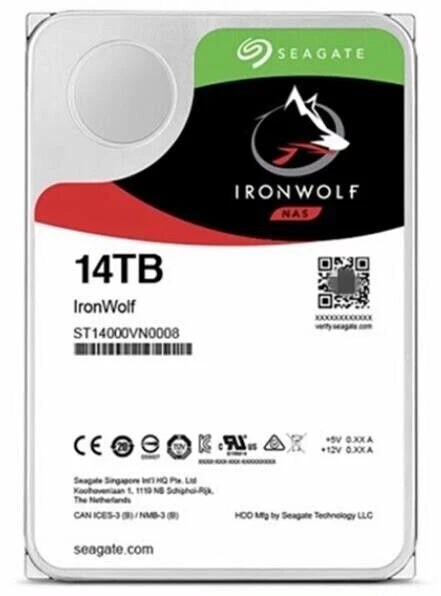 ST14000VN0008 Seagate IronWolf 14TB 3.5" SATA3 7200rpm for Raid NAS Internal HDD|286663210383