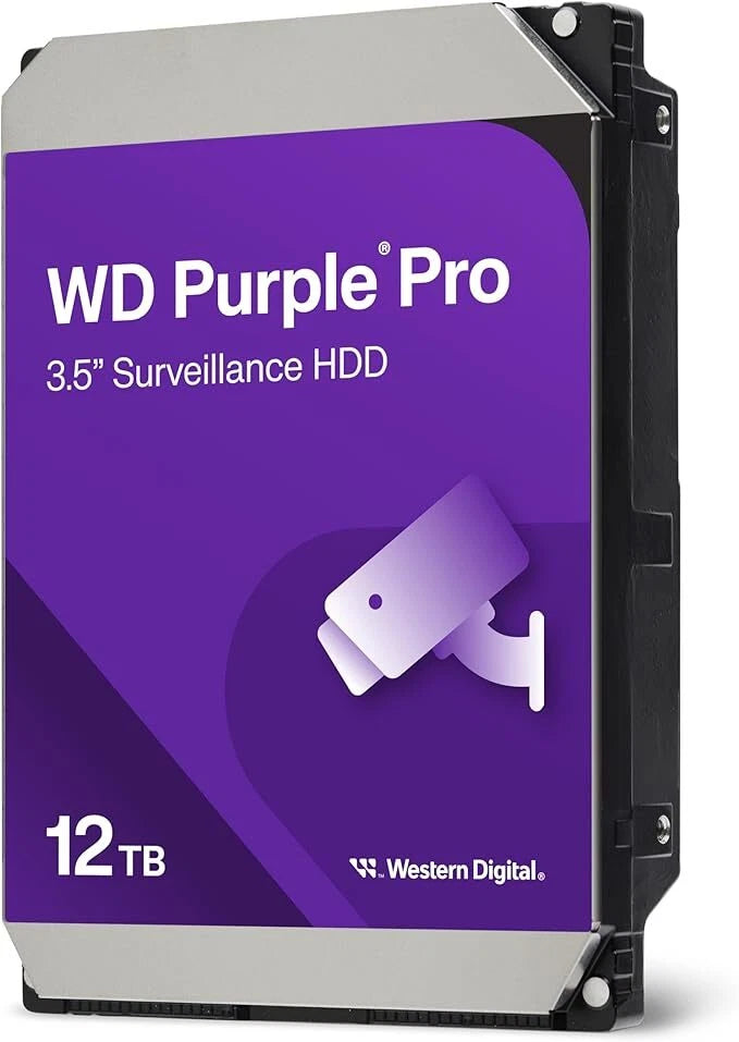 Western Digital 12TB WD Purple 3.5" SATA Surveillance Hard Drive WD121PURZ|167374898369