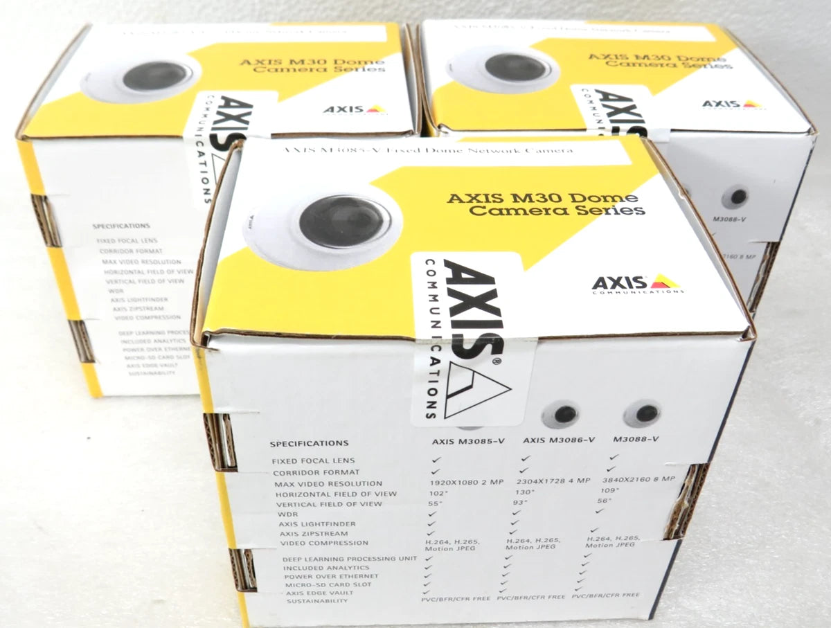 * Axis M3085-V 2MP Dome Camera With WDR 02373-001 (FACTORY SEALED) [CTOKT]|157521727721