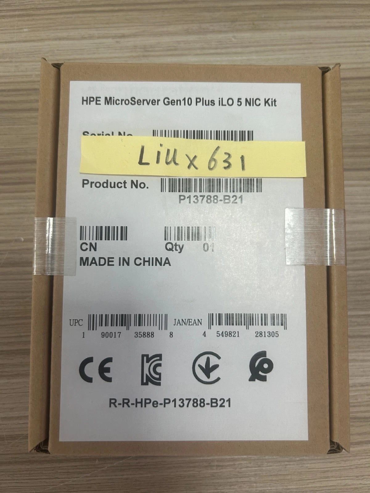 New in box HPE MicroServer Gen10+ Plus iLO Enablement Kit New ilo5 P13788-B21|177318059630