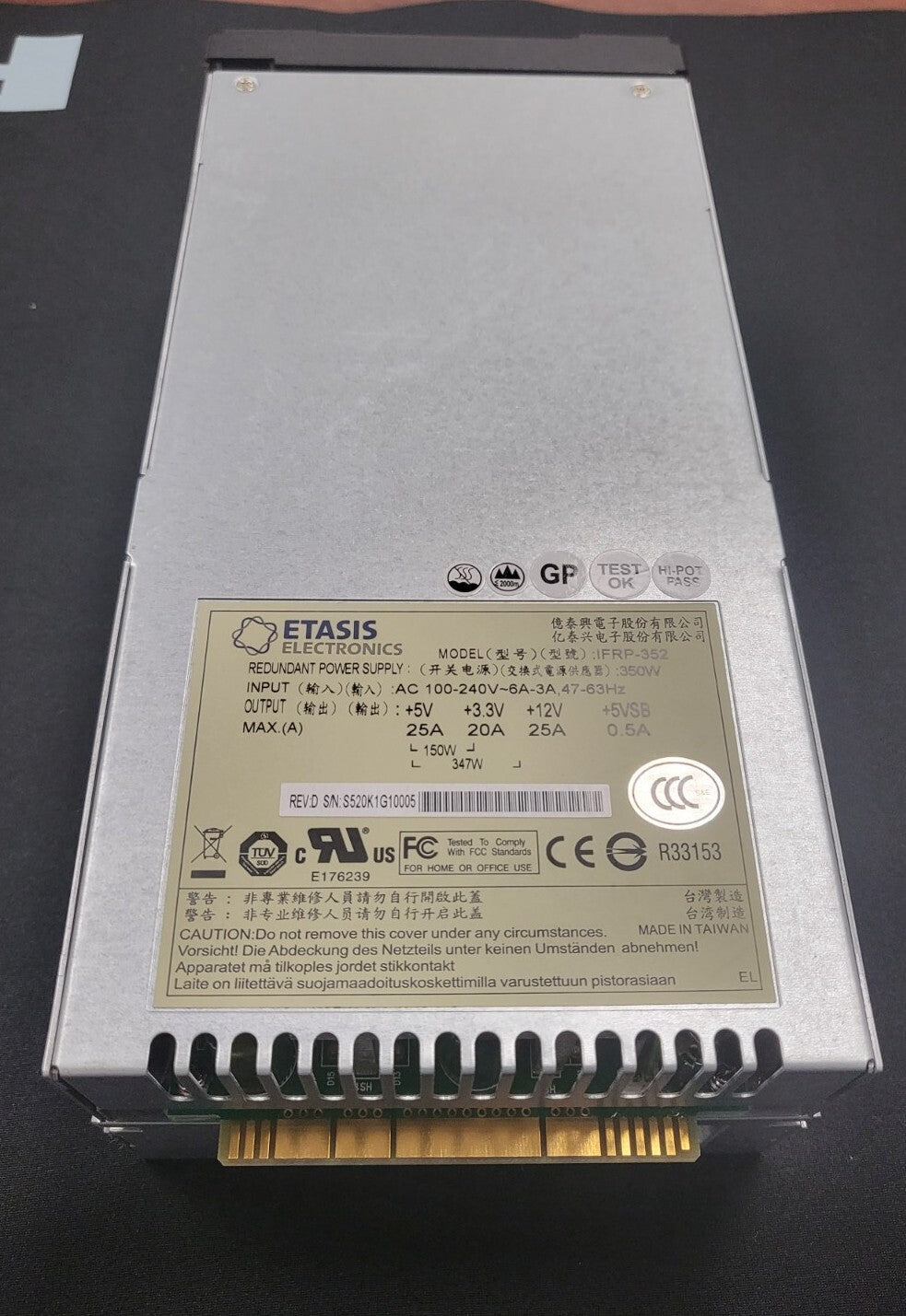 ETASIS IFRP-352 Power Supply Module 350W|267505445245