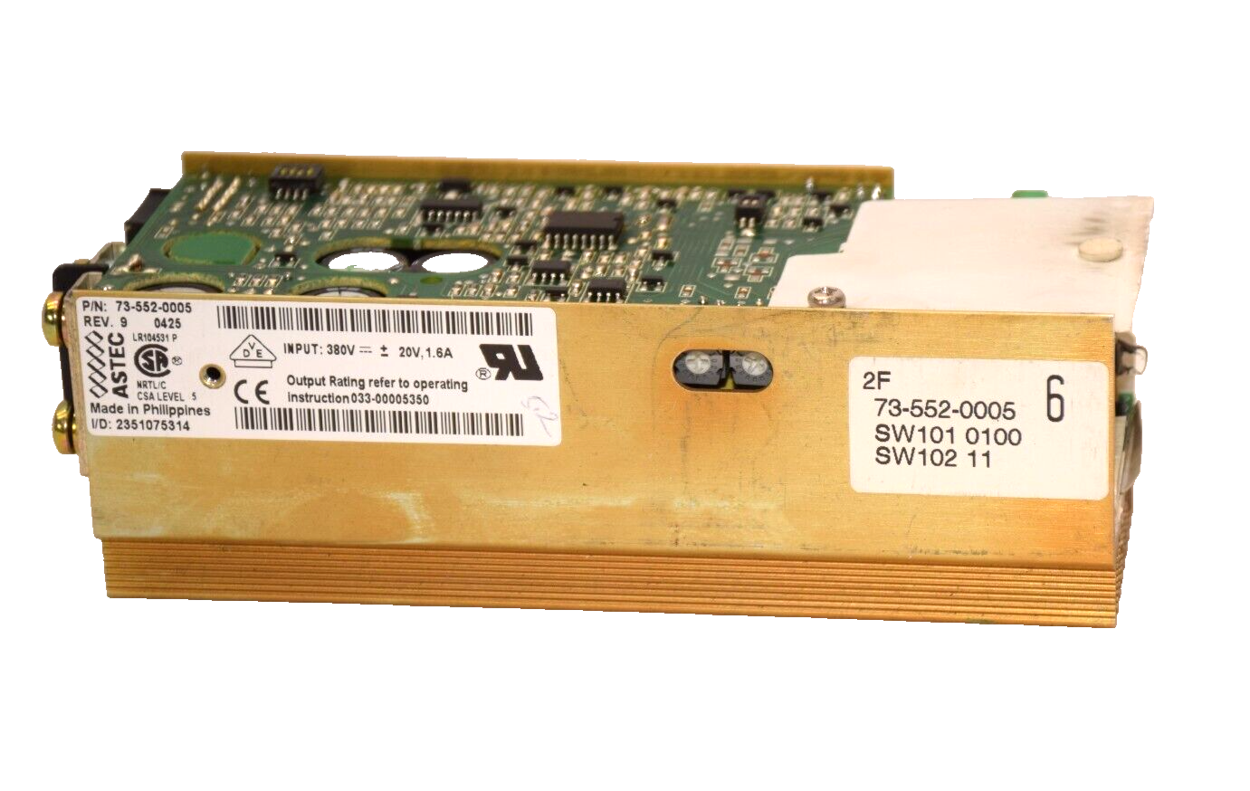 ASTEC 73-552-0005 Rev 9 380V 1.6A Power Supply Module|305767069770