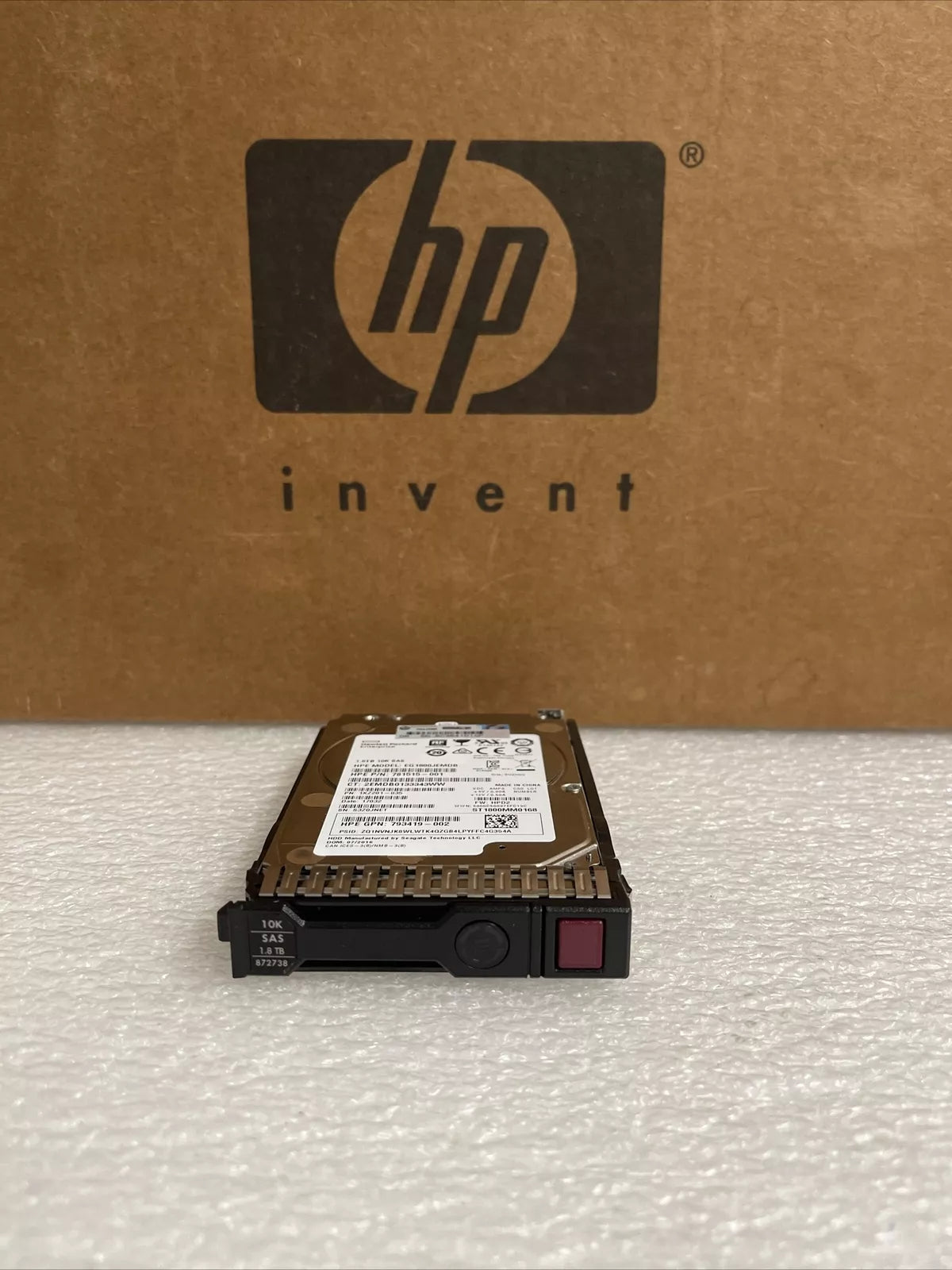 DISCO DURO HPE EG1800JEMDB 1.8TB 12G 10K 2.5" SAS SC DS 781515-001 1XZ201-035