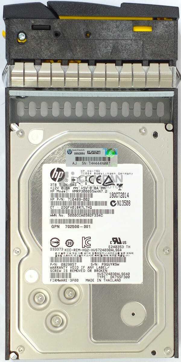 Disco duro HP 743181-001 QR500A 697391-001 HP M6720 3TB 6G SAS 7.2K LFF