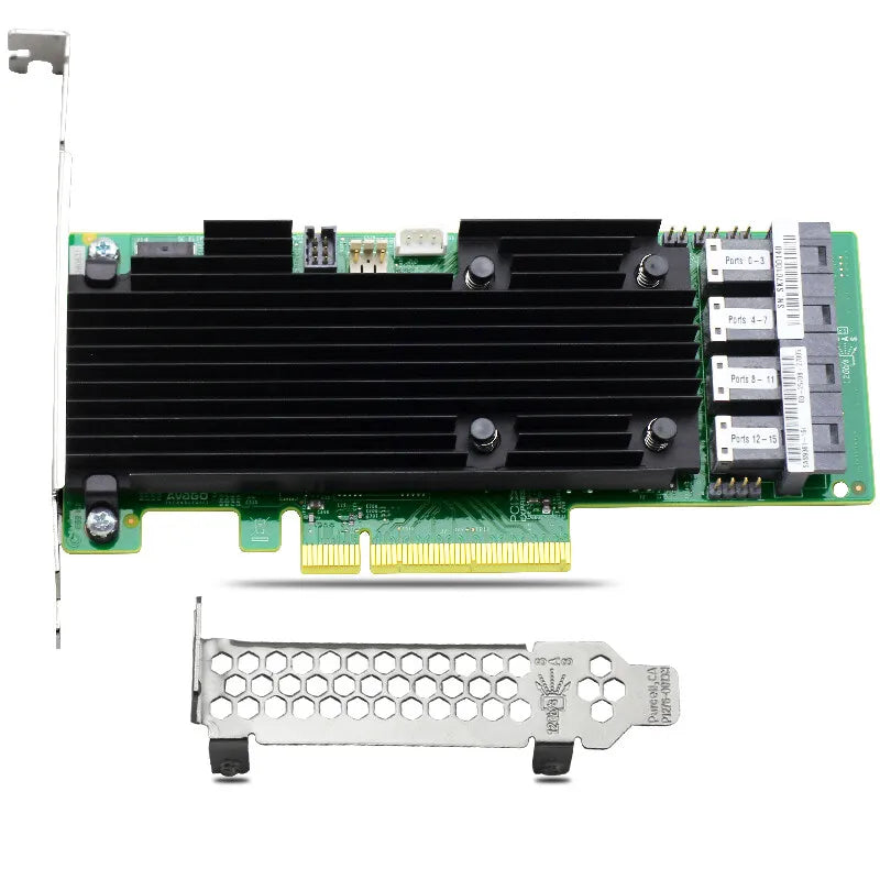 LSI 9560-16i  Broadcom MegaRAID (05-50077-00003) RAID 16 Port SATA 6Gbps SAS 12Gbps PCIe 4.0 NVMe RAID 0 1 5 6 10 50 JBOD 60 PCIe 4.0 x8 Controller Adapter