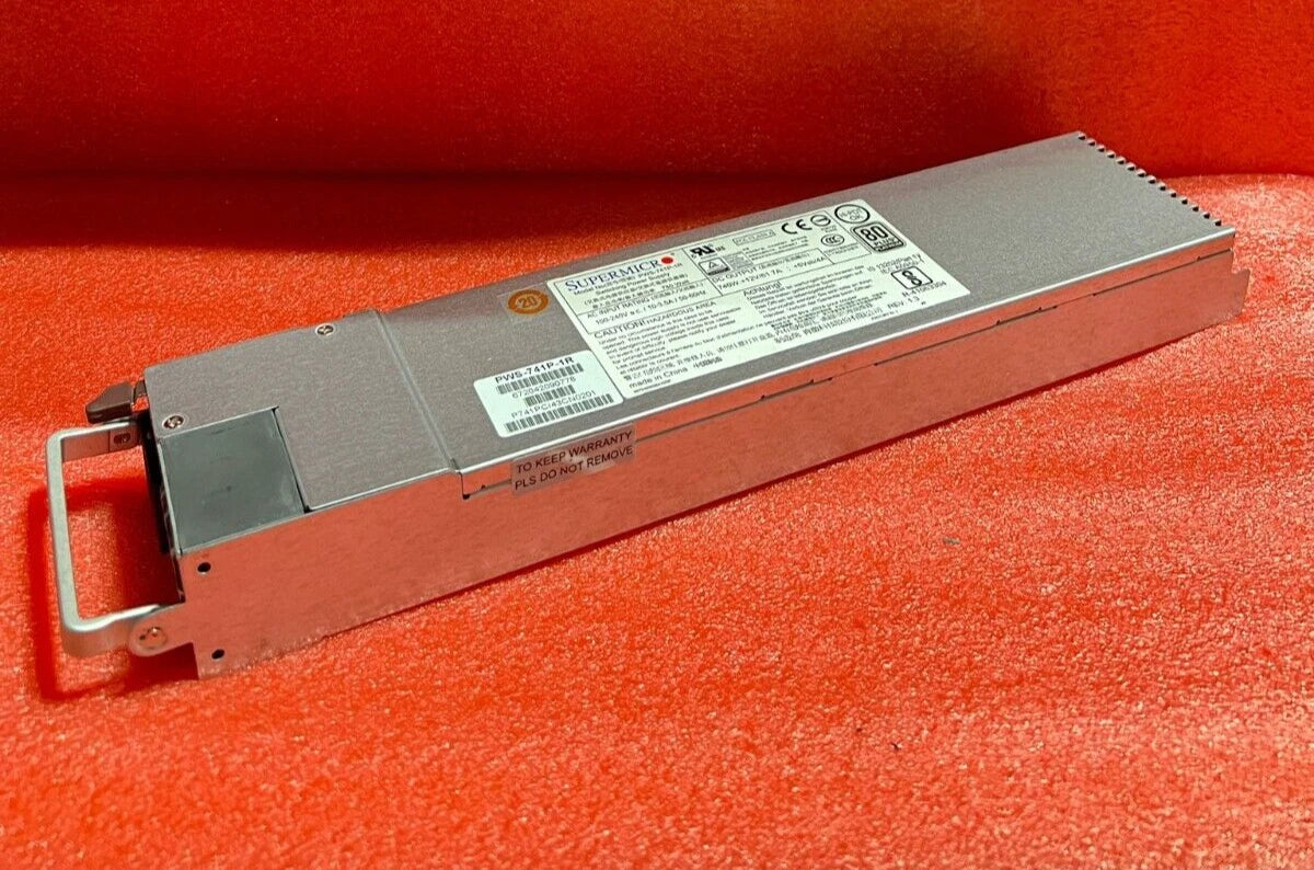 Supermicro PWS-741P-1R 1u Server 740w Power Supply - Silver|405296851946