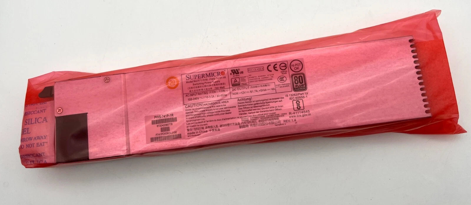 **NEW** SUPERMICRO PWS-741P-1R 740W POWER SUPPLY 80 PLUS PLATINUM|394434885823