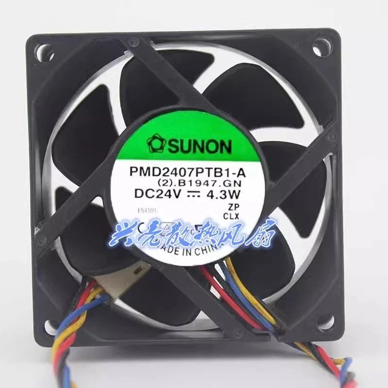 SUNON PMD2407PTB1-A 7025 DC24V 4.3W 7CM 4-Wire Inverter Cooling Fan|156338957172