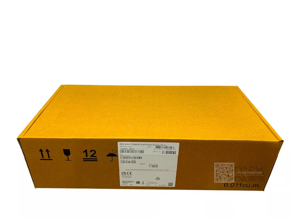 JG545A HPE X362 1110W 115-240VAC a 56VDC Fuente de alimentación PoE