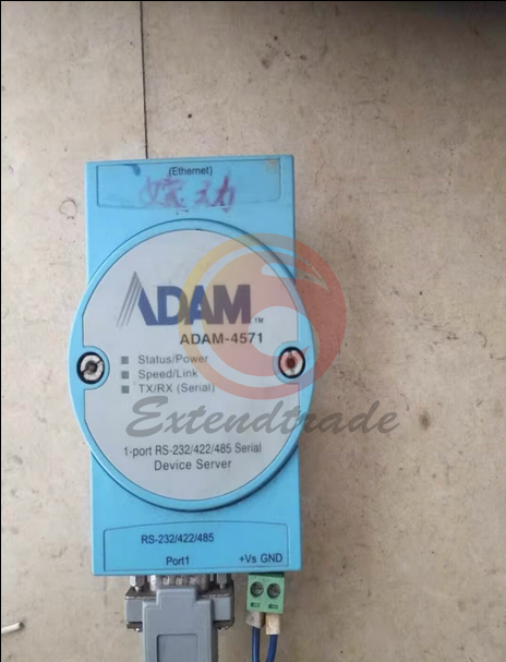ONE Used Advantech 1 port RS-232 Ethernet serial server ADAM-4571|116771689957