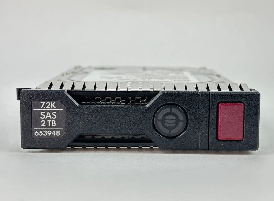 HP HPE 2TB SAS 6Gb/s 7.2K RPM LFF Server Hard Drive with Tray