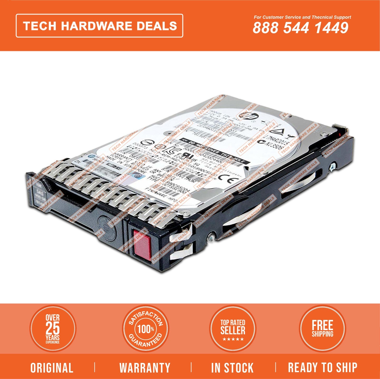 781577-001 w/Tray   HPE 600GB SAS 12G 10K SFF SC HDD|397221682739