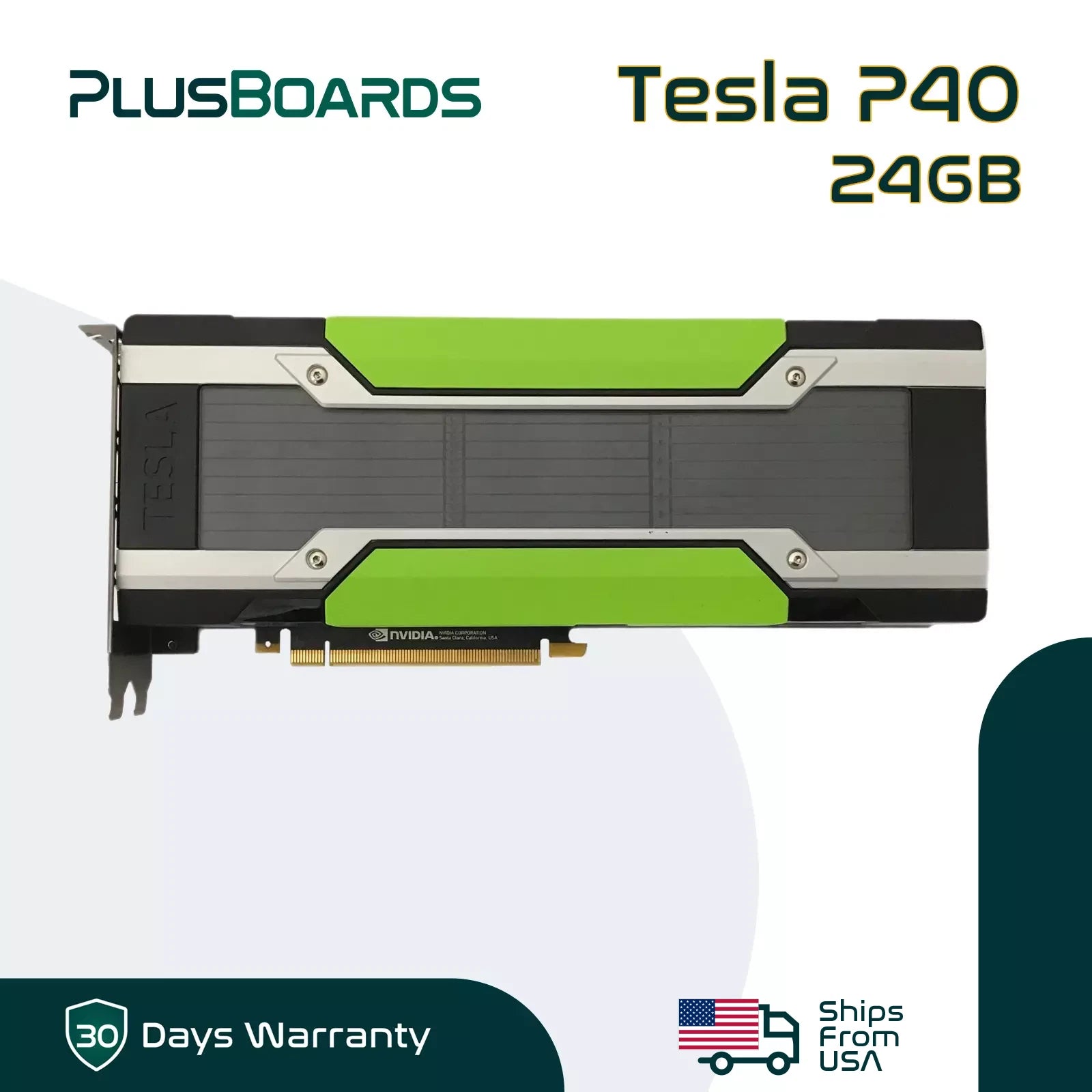 Nvidia Tesla P40 24GB GDDR5 Server GPU Server Accelerator Card Dual PCIe 3.0 x16|306087510352