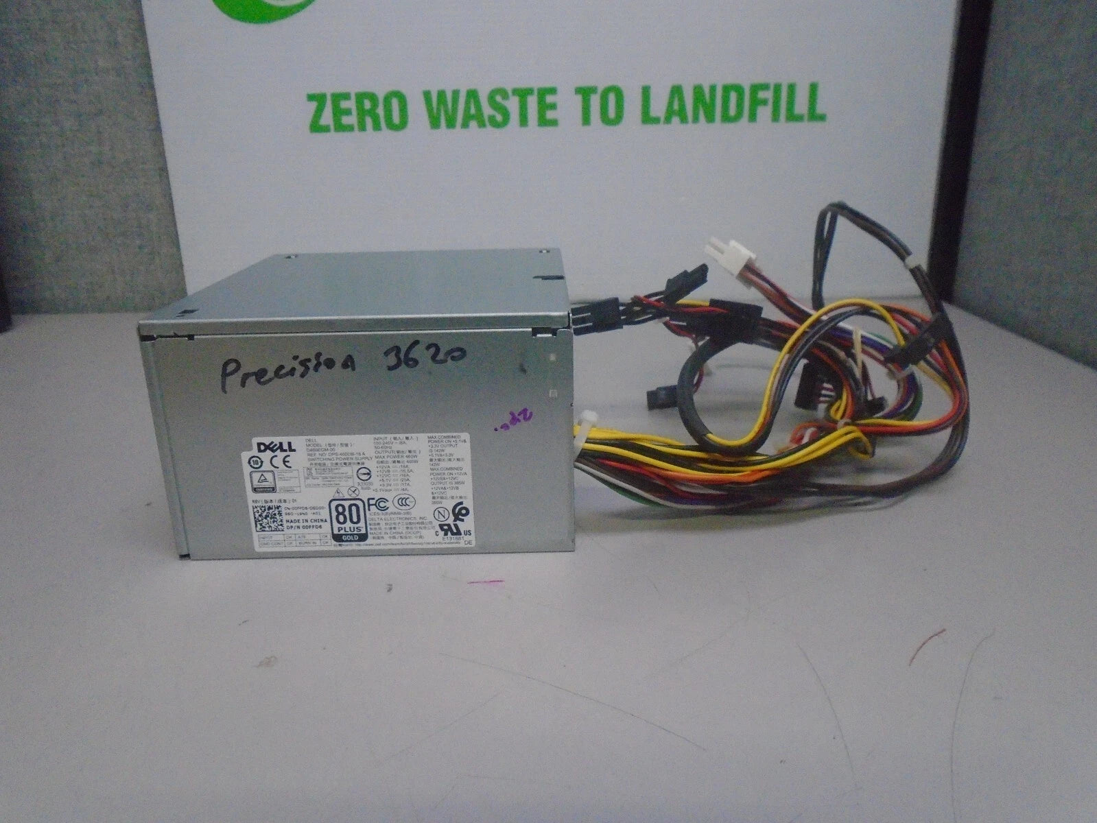 Dell Precision D460EGM-00 460W Power Supply 80 Plus Gold 00FFD6|325843772017