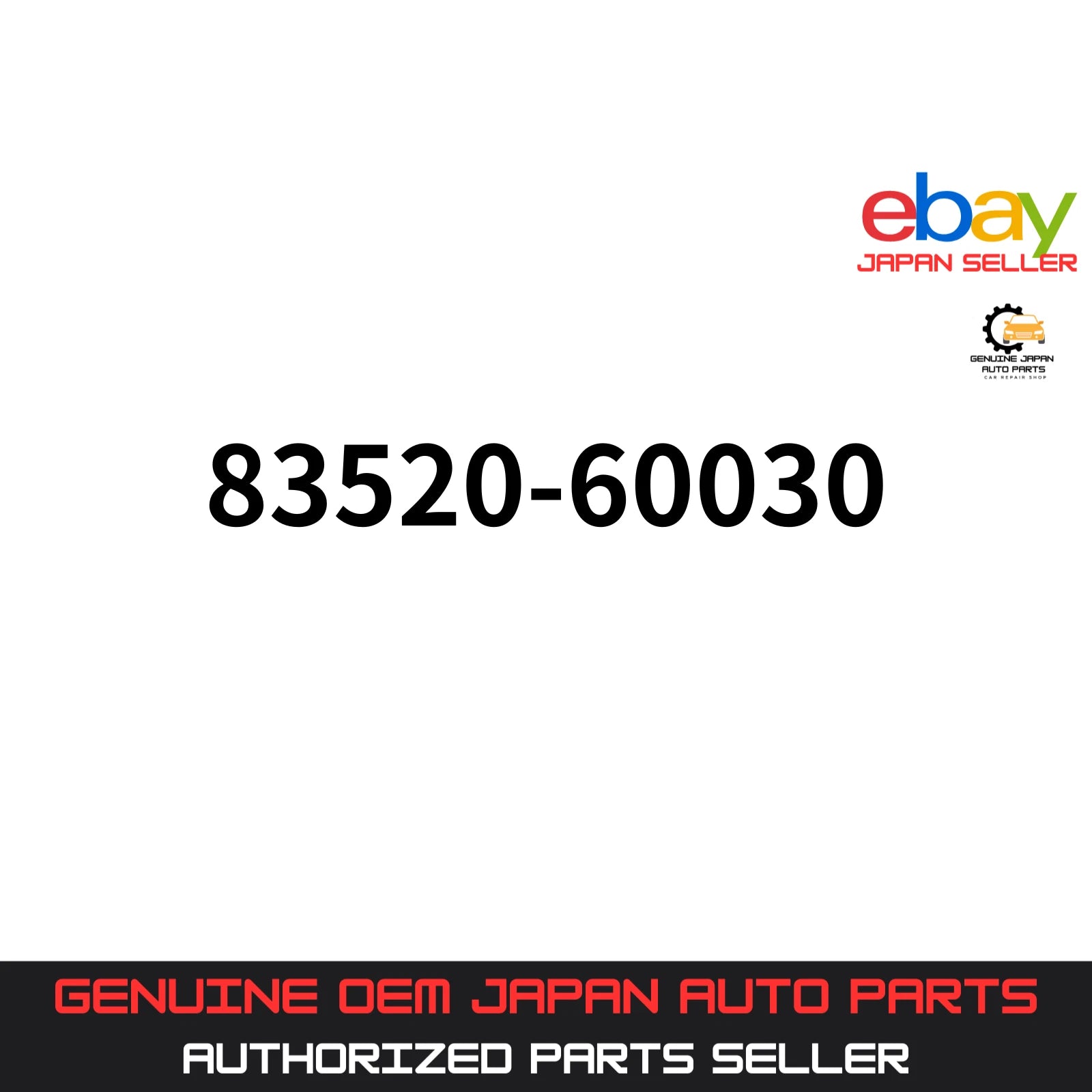 TOYOTA GENUINE 83520-60030 GAGE ASSY,OIL PRESSURE SENDER