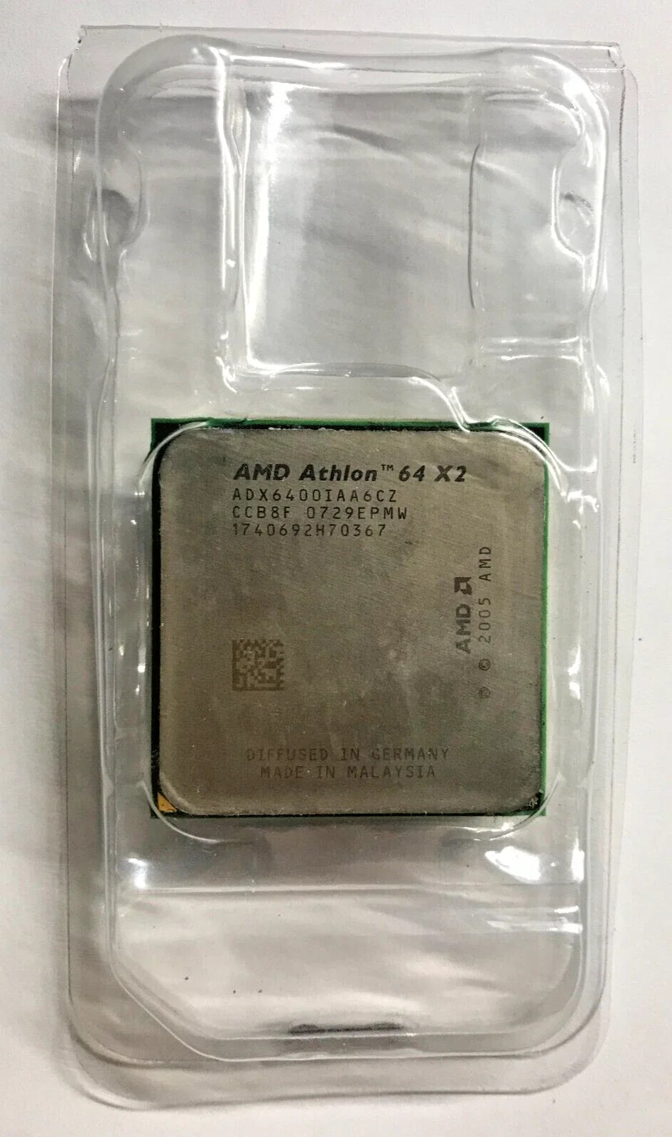 AMD Athlon 64 X2 6400+ Windsor 3.2GHz 2 x 1MB L2 Cache Socket AM2 125W Dual-Core Processor -  ADX6400IAA6CZ