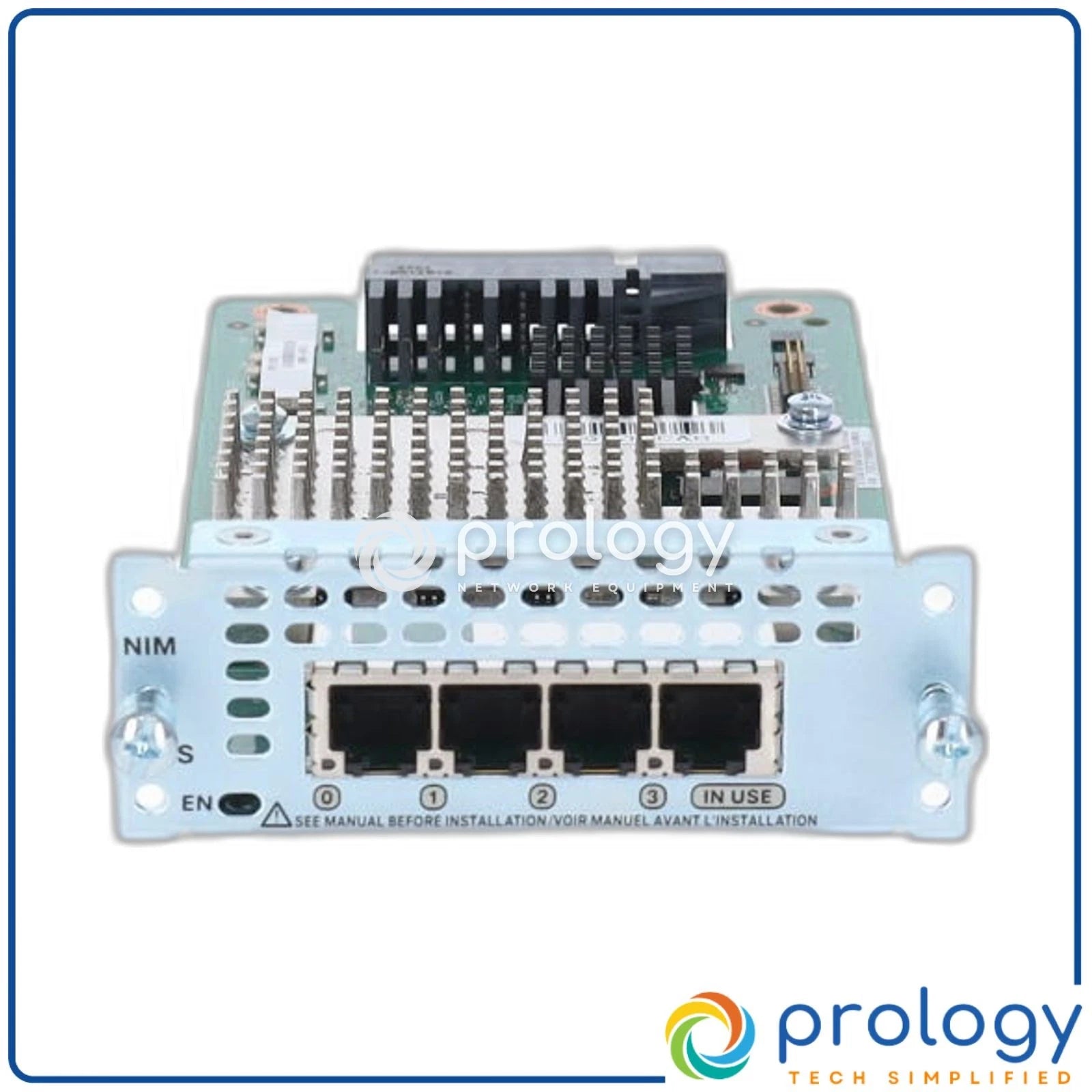 Cisco NIM-4FXS 4 Port Network Interface Module FXS FXS-E DID Module Fully Tested