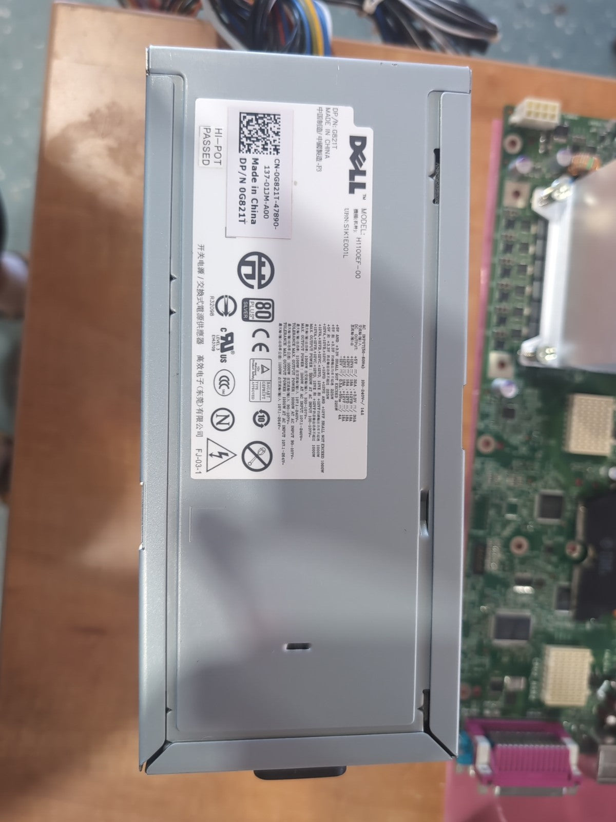 Dell Precision T7500 H1100EF G821T 0G821T 1100w Power Supply With Wiring Harness|336181958521