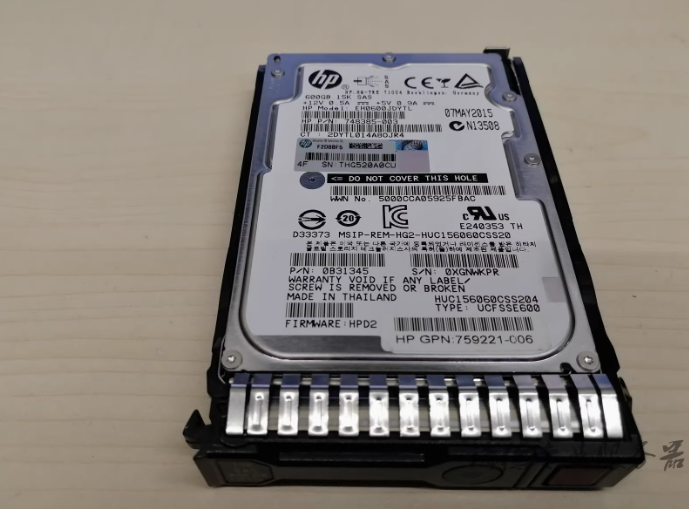 HP 759212-B21 600G SAS 15K 2.5 12G 759548-001