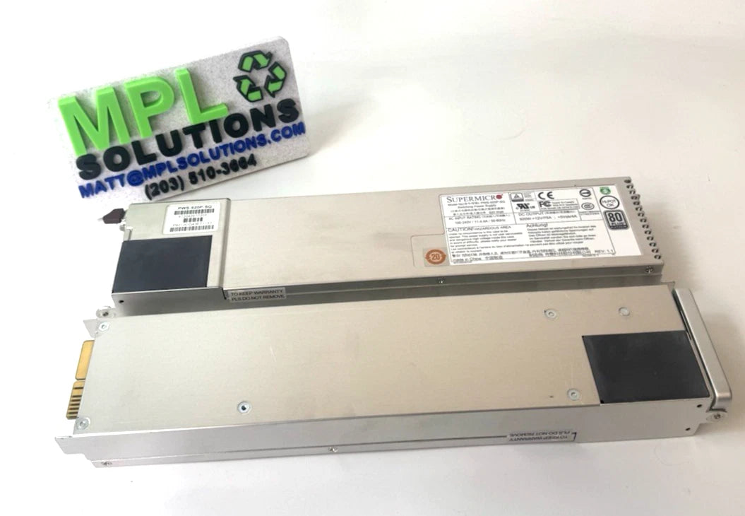 Lot of 2 SuperMicro PWS-920P-SQ 920W 1U 80+ Platinum Switching Power Supply|376508860893